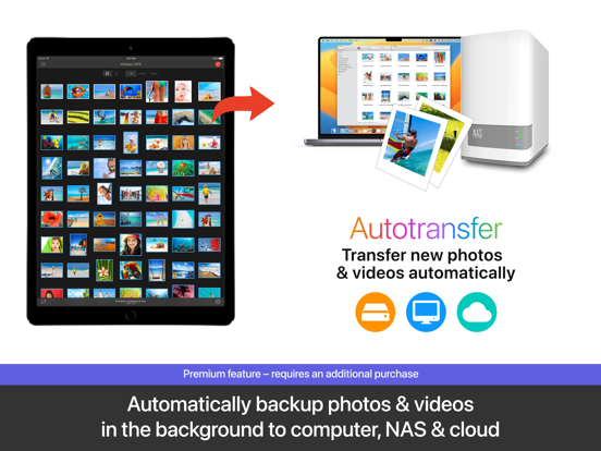 PhotoSync – transfer photos iPad app afbeelding 7