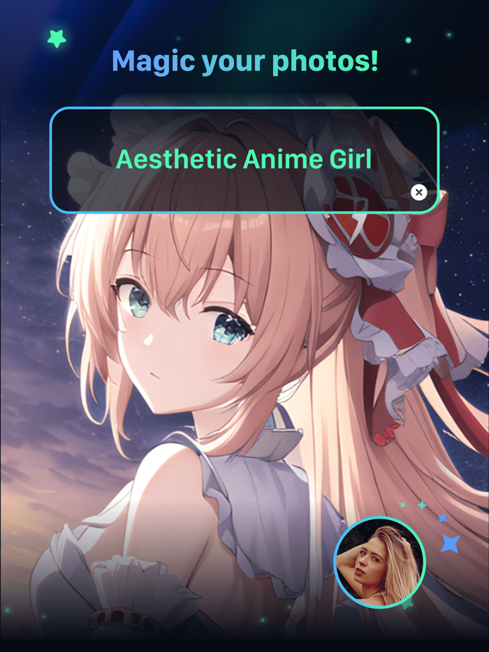 AI Painting Generate Art Girl