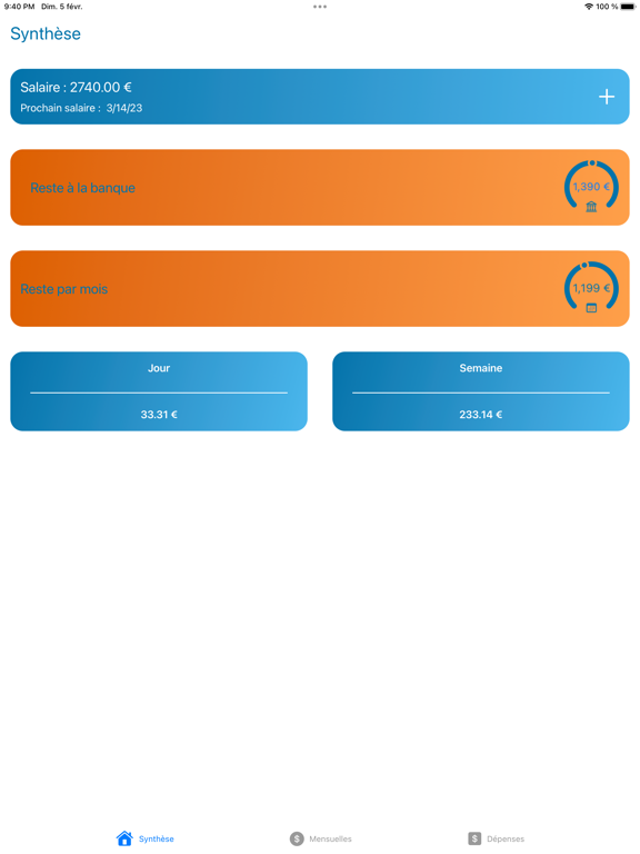 Screenshot #4 pour Easy Budget 2