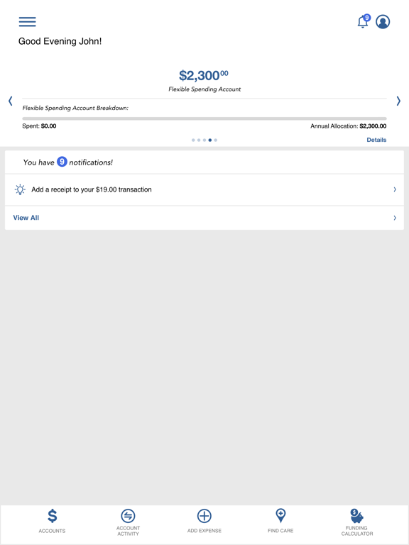 Group Administrators 125 iPad screenshot 3 - Finance app
