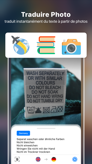 Screenshot #1 pour Translate Photo & Camera Scan