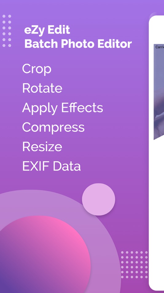 eZy Edit: Batch Photo Editor - 1.3 - (iOS)