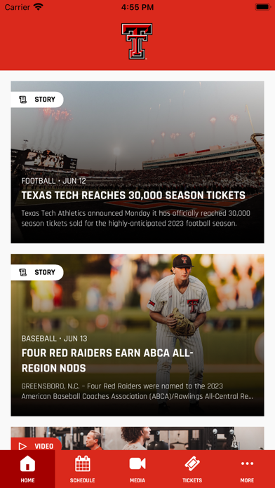 Texas Tech Red Raiders Screenshot