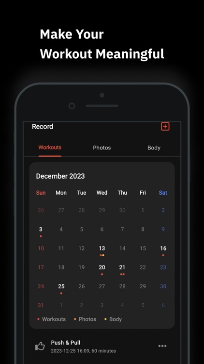 Fleek - Workout Tracker, Log screenshot-7