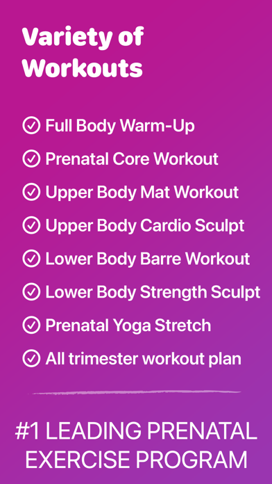 Pregnancy Workouts + Screenshot