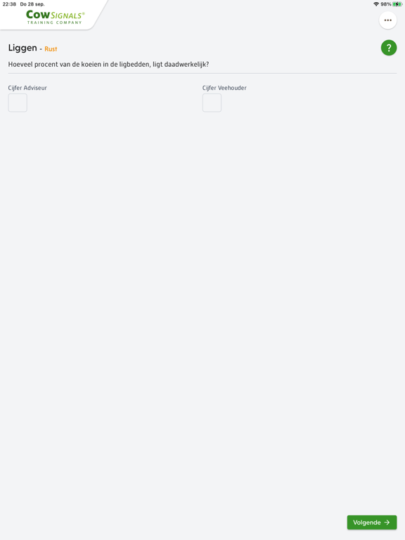 Screenshot #6 pour CowSignals® Welzijn Assessment