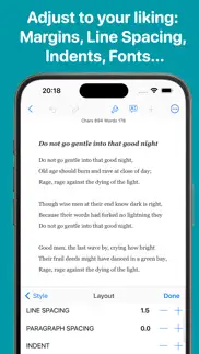poetry writing iphone screenshot 2