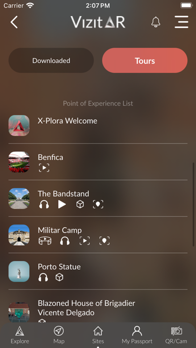 VizitAR Marketplace Screenshot