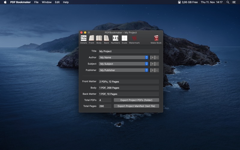 Screenshot #1 pour PDF Bookmaker