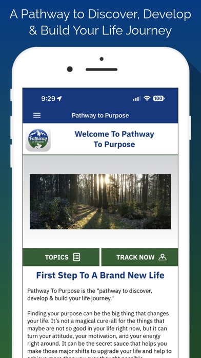 Pathway to Purpose Screenshot