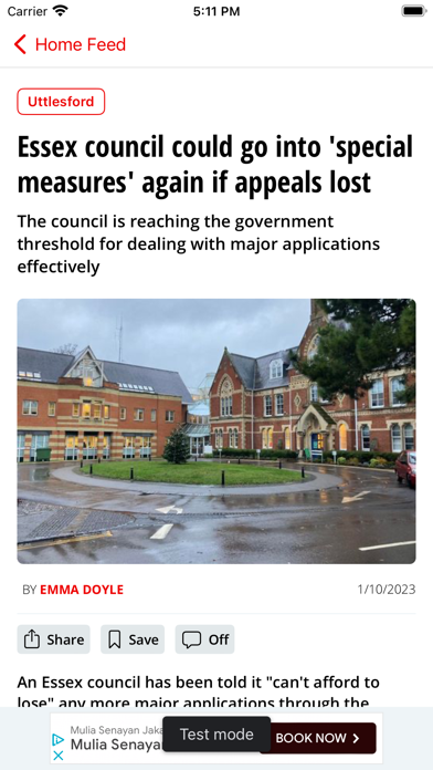 Essex Live Screenshot