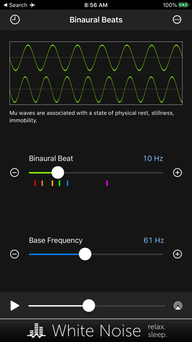 Binaural Beats Generator + Screenshot