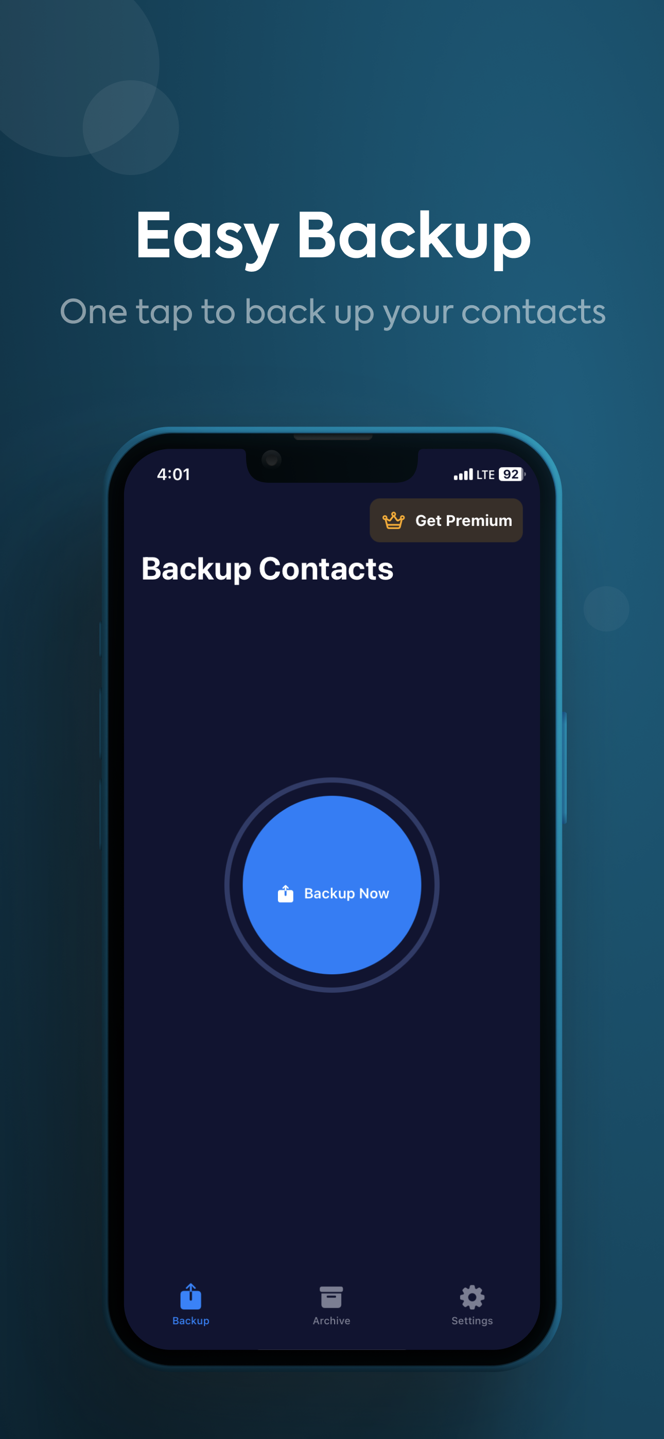 Contact Vault: Backup Contacts
