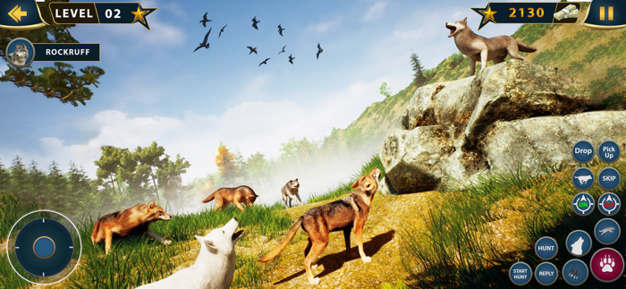 Wolf game the wild kingdom