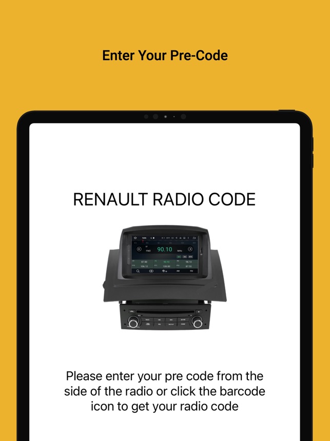 Renault Radio Code su App Store