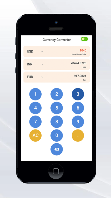 All country currency converter Screenshot