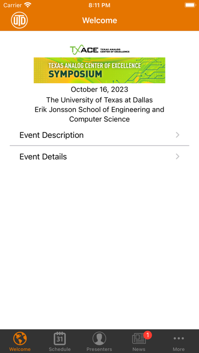 TxACE Symposium Screenshot