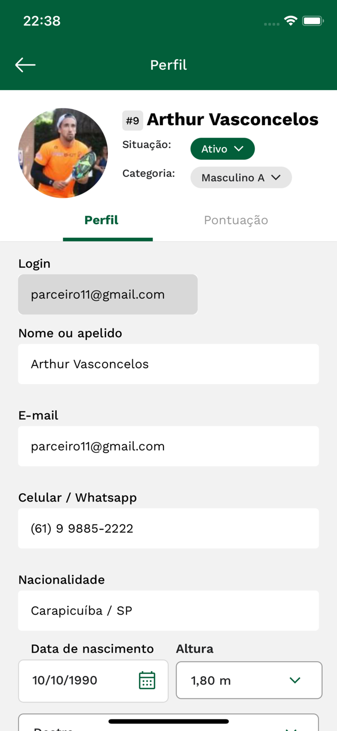 Meu Ranking - Organizador