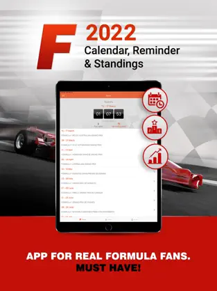 Screenshot 1 Fórmula Calendario 2022 iphone