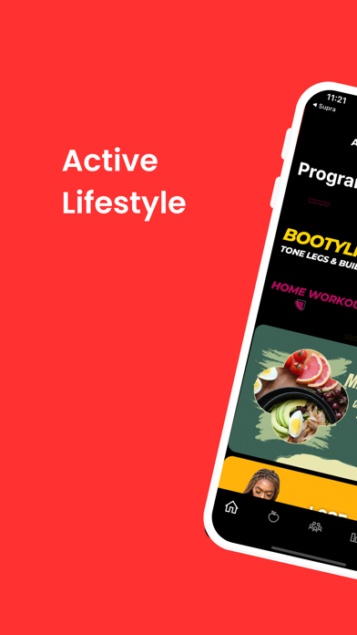 Active Lifestyle App Screenshot