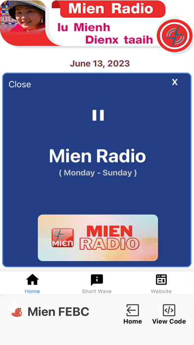 Mien Radio Screenshot