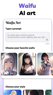 ai anime art girl: waifu iphone screenshot 2