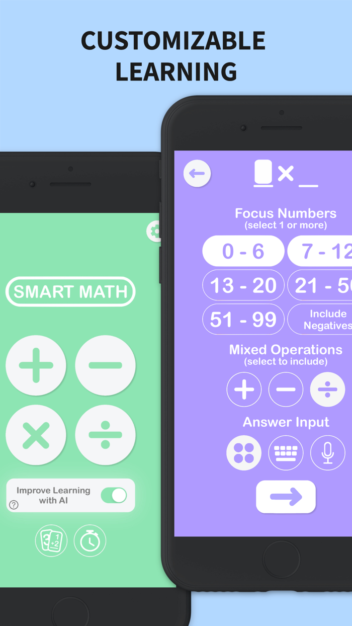 Smart Math Flash Cards and Games