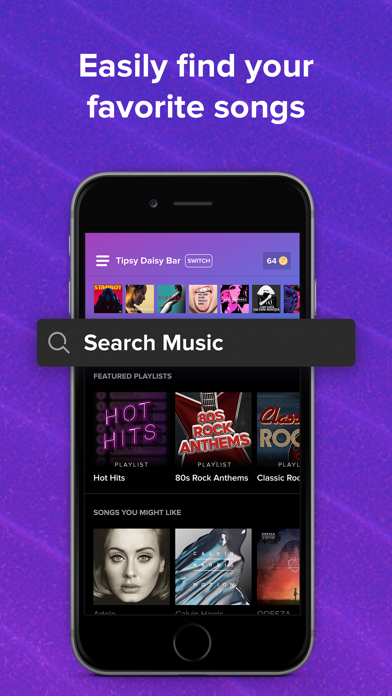 TouchTunes: Control Bar Music Screenshot