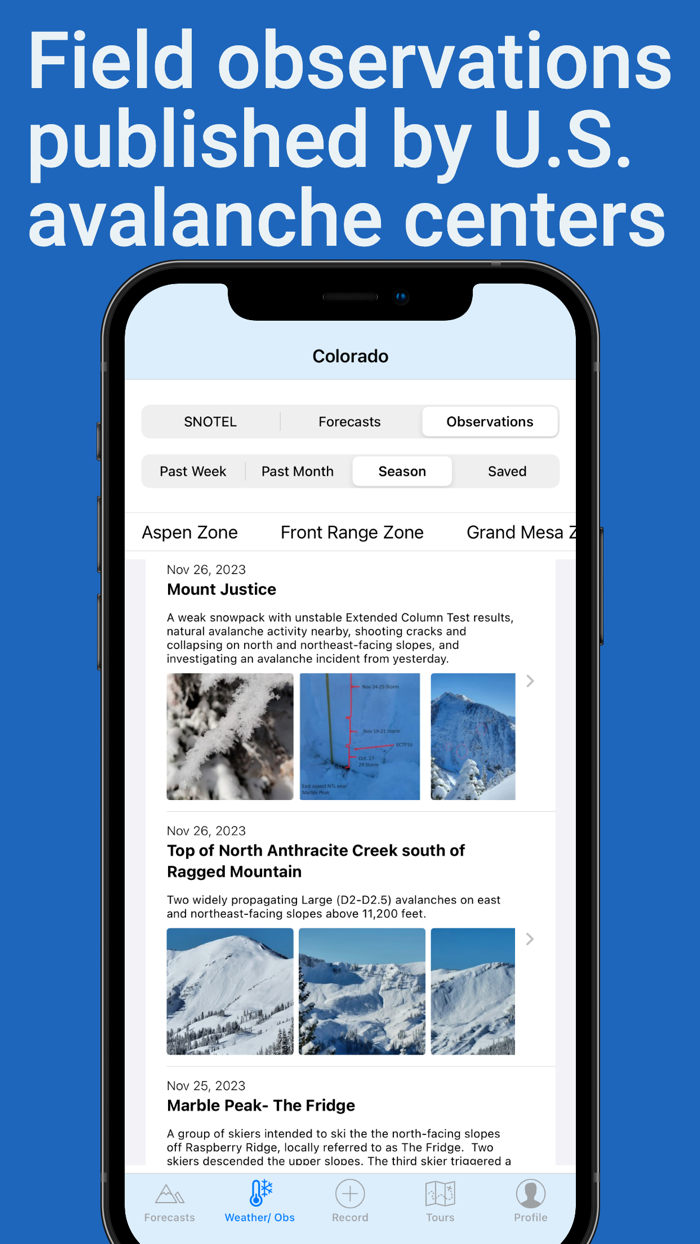 Backcountry Ski - Beta App