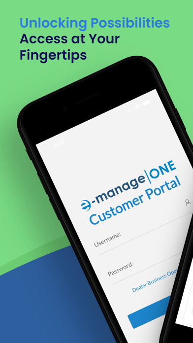 e-manage|ONE Customer Screenshot