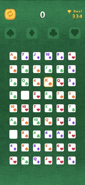 Highest possible score in Google Solitaire 