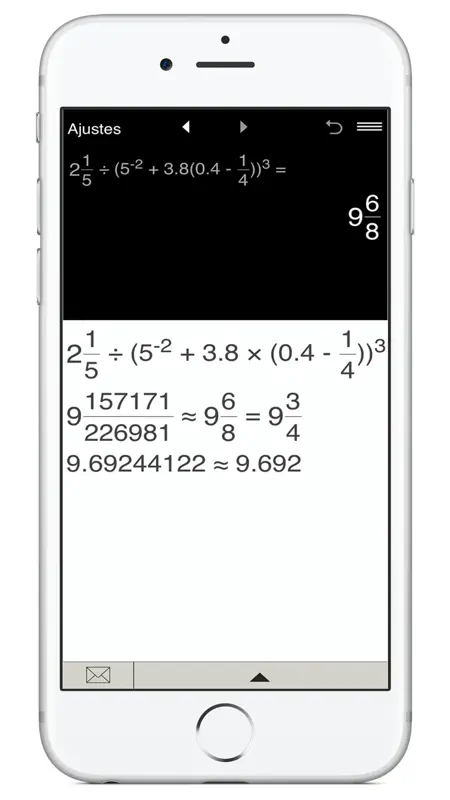Calculadora de fracciones Pro screenshot 4 of 10