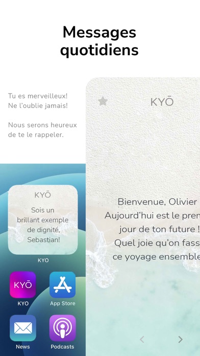 Screenshot #1 pour KYO. Éclat d'inspiration.