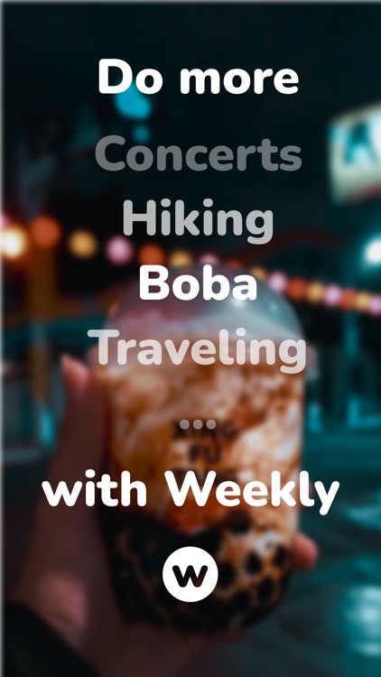 Weekly: Calendar for friends