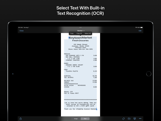 Paperlogix - Document Scanner iPad screenshot 5 - Productivity app