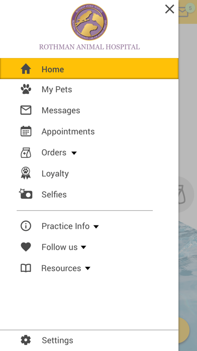 Rothman Animal Hospital Screenshot
