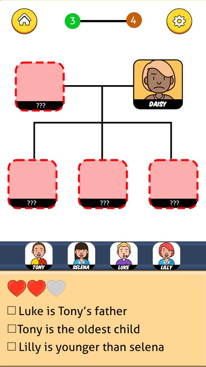 Family Tree Logic Puzzle Games
