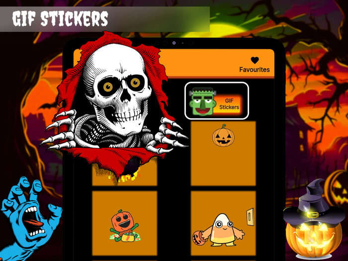 Halloween GIF Photo Stickers