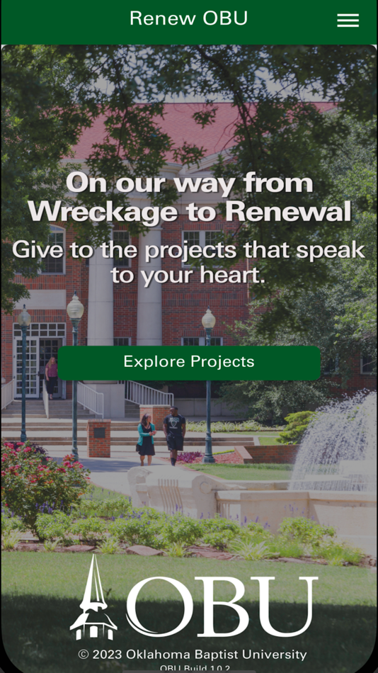 #1. Renew OBU App (iOS) 由: OKLAHOMA BAPTIST UNIVERSITY, INC