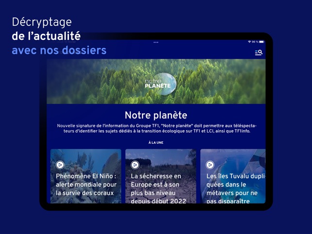 TF1 INFO - LCI : Actualités on the App Store