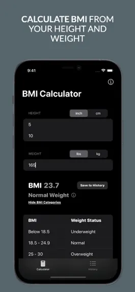 Game screenshot BMI Calculator + Tracker mod apk