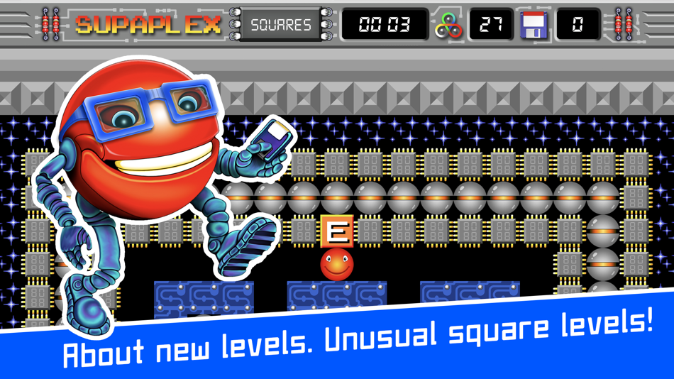 #3. Supaplex SQUARES (iOS) 由: inArcade