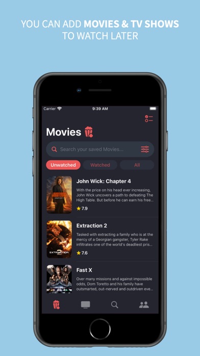 Watchlist: Movie & TV Shows Screenshot
