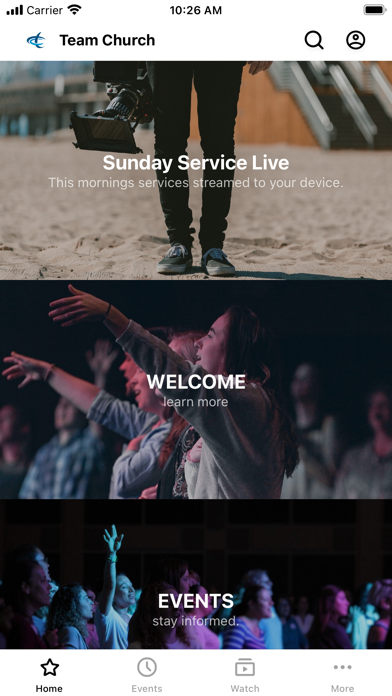 Team Church App Screenshot