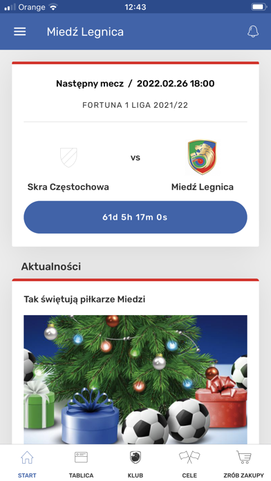 MKS Miedź Legnica Screenshot