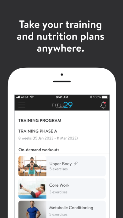 Title 29 Fitness Screenshot