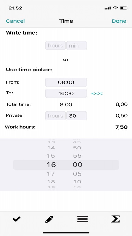 Time Recording - Entry screenshot-3