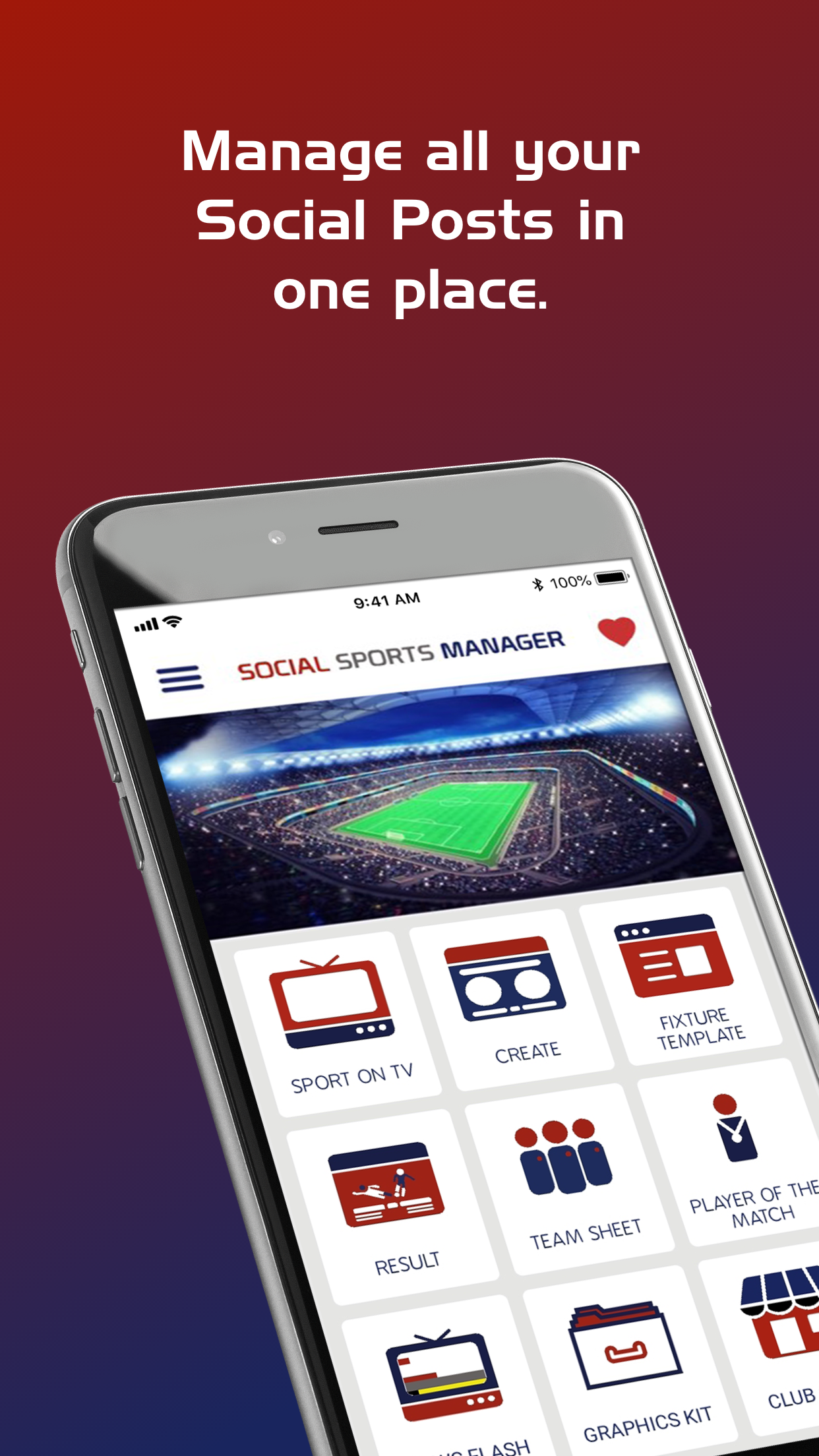 Social Sports Manager