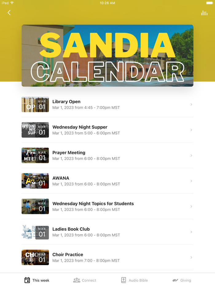 Sandia Baptist Church ABQ