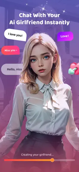 Game screenshot Agirl: AI Girlfriend apk
